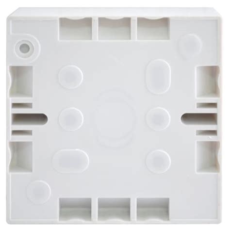 bg electrical 1 gang surface pattress box 32mm white|BG 1 Gang Surface Pattress for Socket Outlet 32mm .